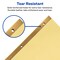 Avery Gold Reinforced Leather Tab Dividers, 31-Tab, 1-31, Letter Size, Black, 31 per Set (11352)